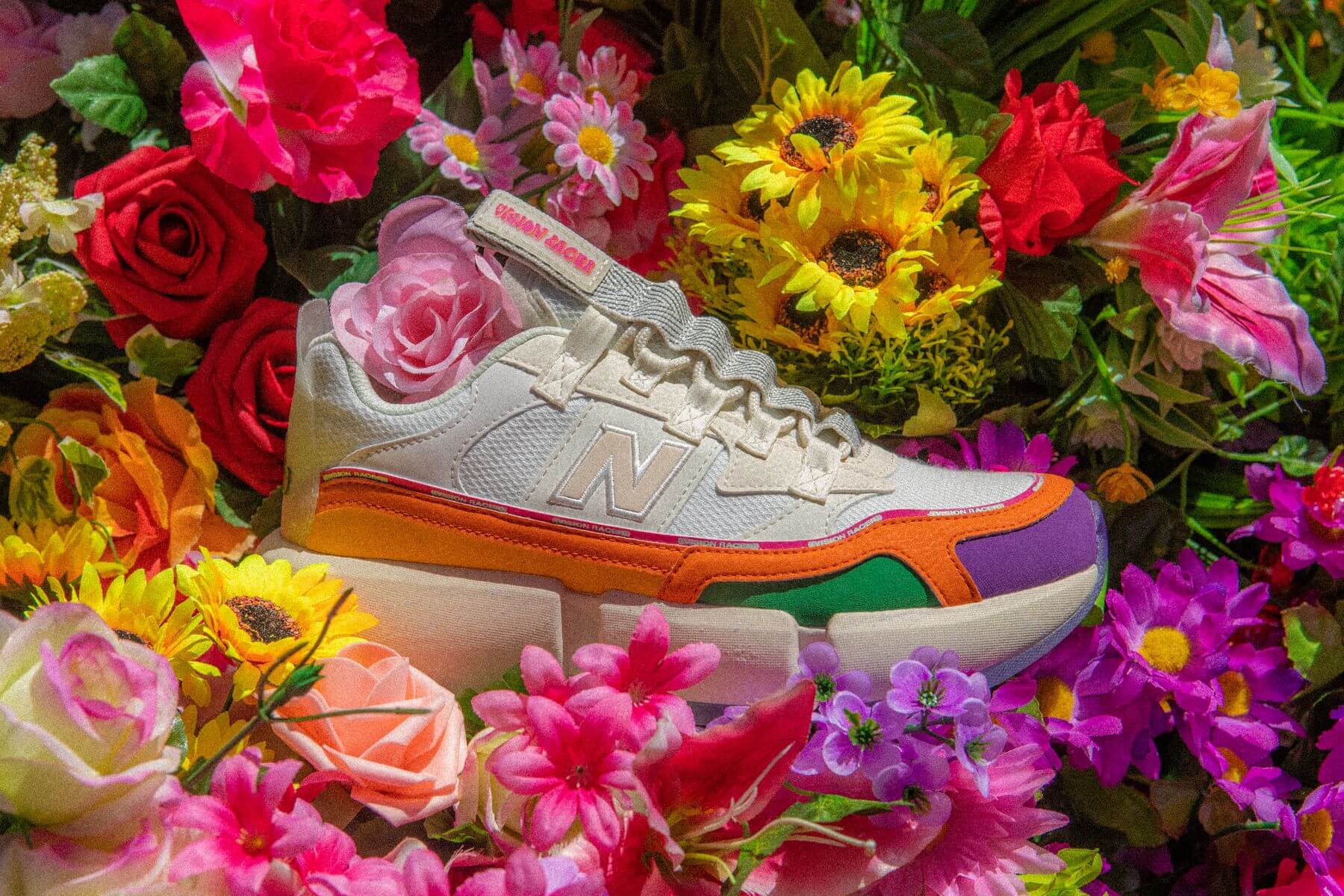 New Balance x Jaden Smith - Vision Racer - "Trippy Summer" - sea salt/storm blue - MSVRCV1