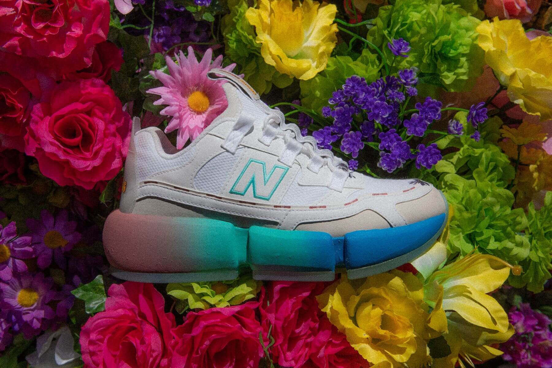 New Balance x Jaden Smith - Vision Racer - "Trippy Summer" - white/summer jade - MSVRCV1