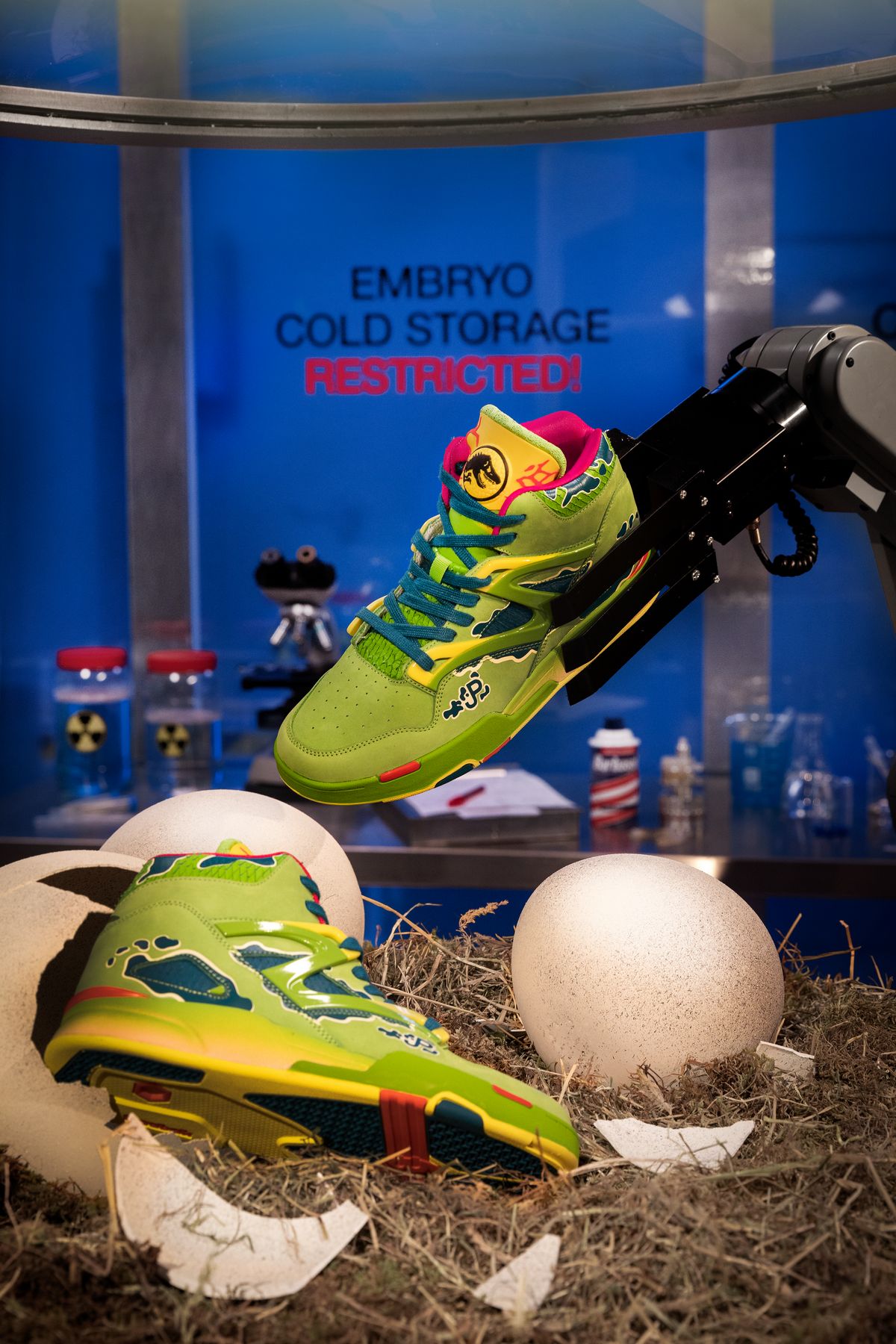 Reebok x Jurassic Park Collection feat. Pump Omni Zone & Fury, Alien Stomper, Club C, Zig Kinetica, Classic Leather