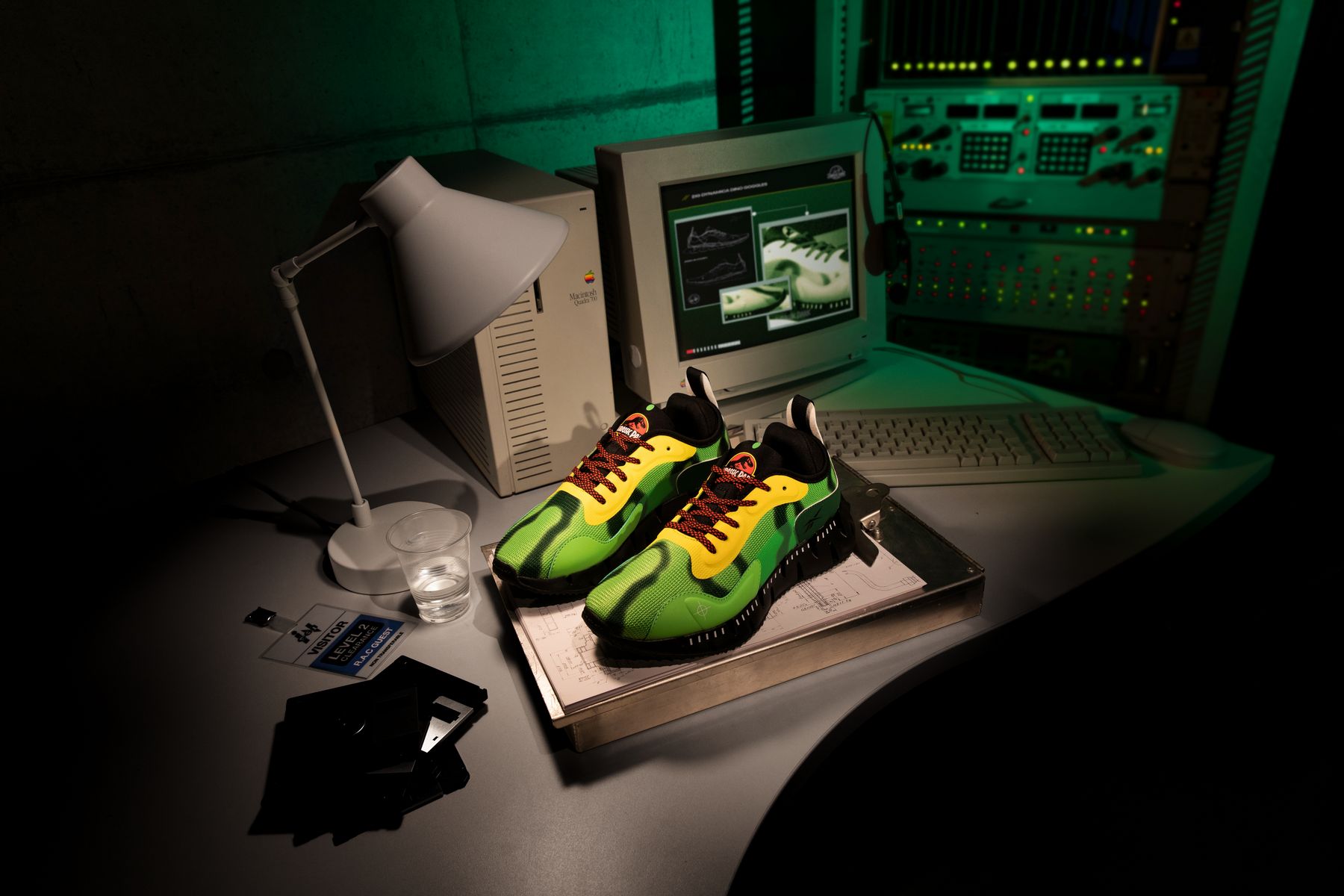 Reebok x Jurassic Park - Zig Dynamica GS/PS - sushi green/stinger yellow/black - GY0581 / GX8144