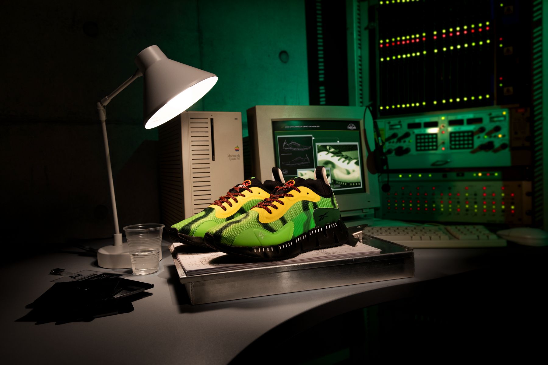 Reebok x Jurassic Park - Zig Dynamica GS/PS - sushi green/stinger yellow/black - GY0581 / GX8144