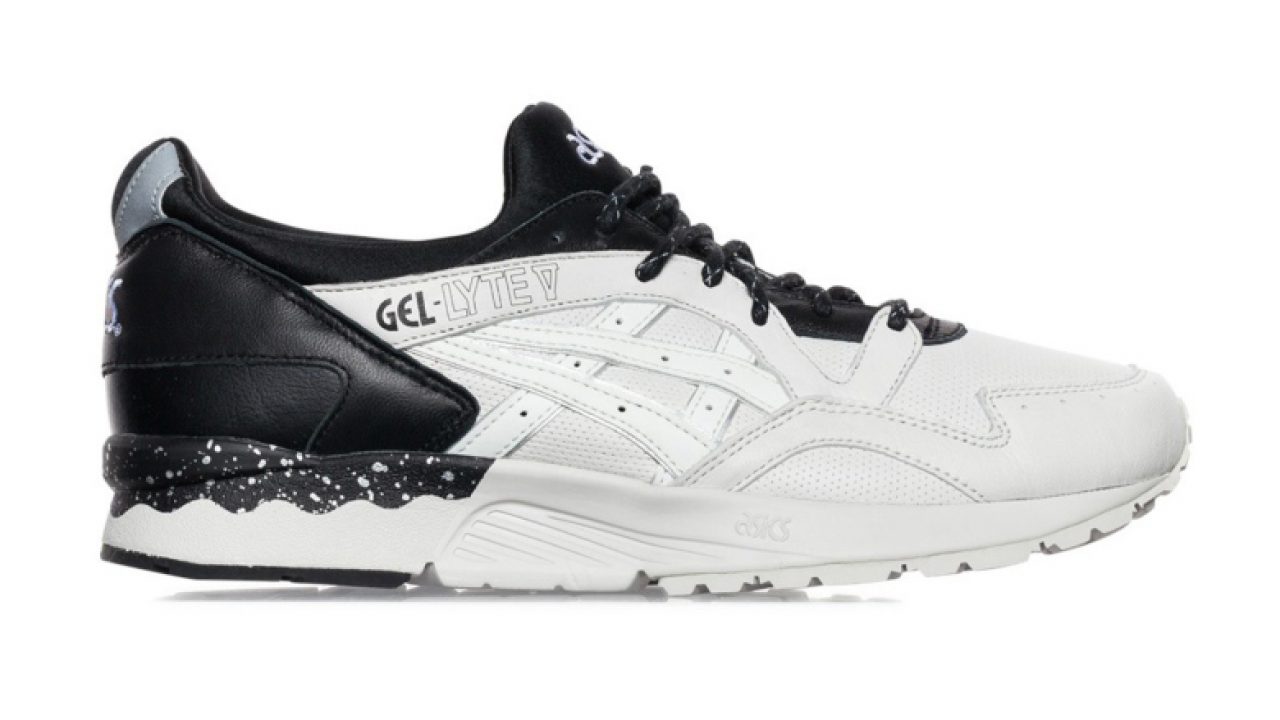 rearviewmirror: ASICS x monkey time GEL-LYTE V "Lights and Shadows" white/black
