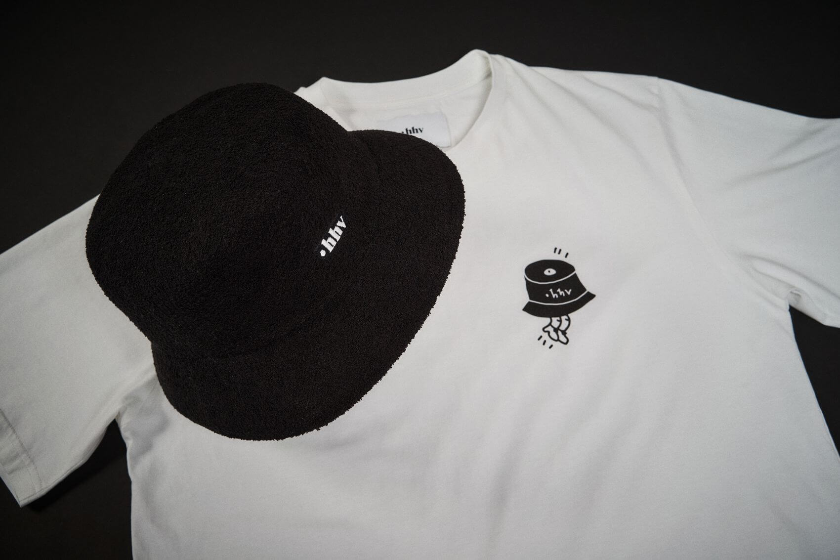 HHV x Kangol - Bermuda Bucket Hat - black/white