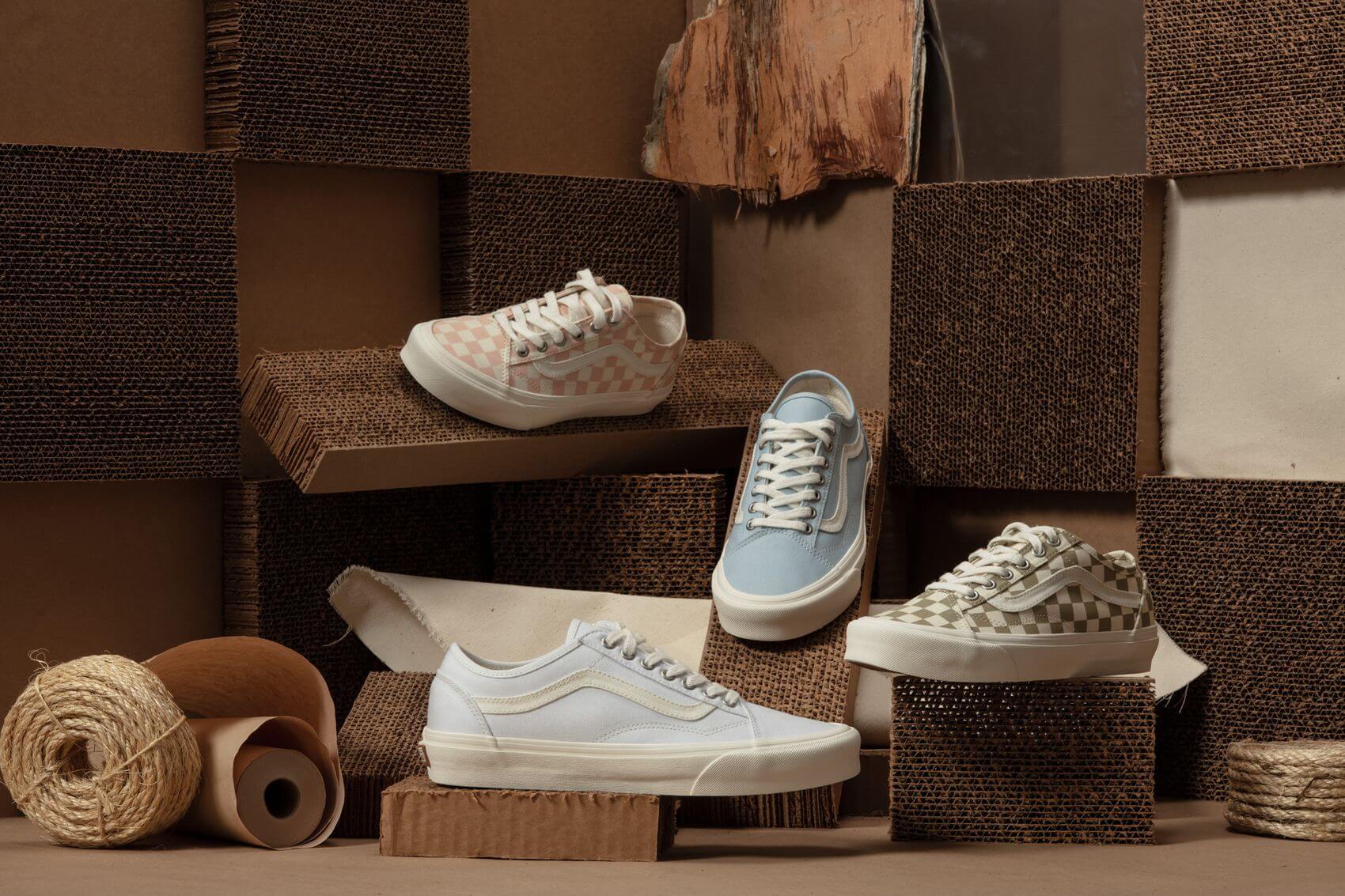 The Vans Eco Theory Collection features more sustainable versions of the Classics models