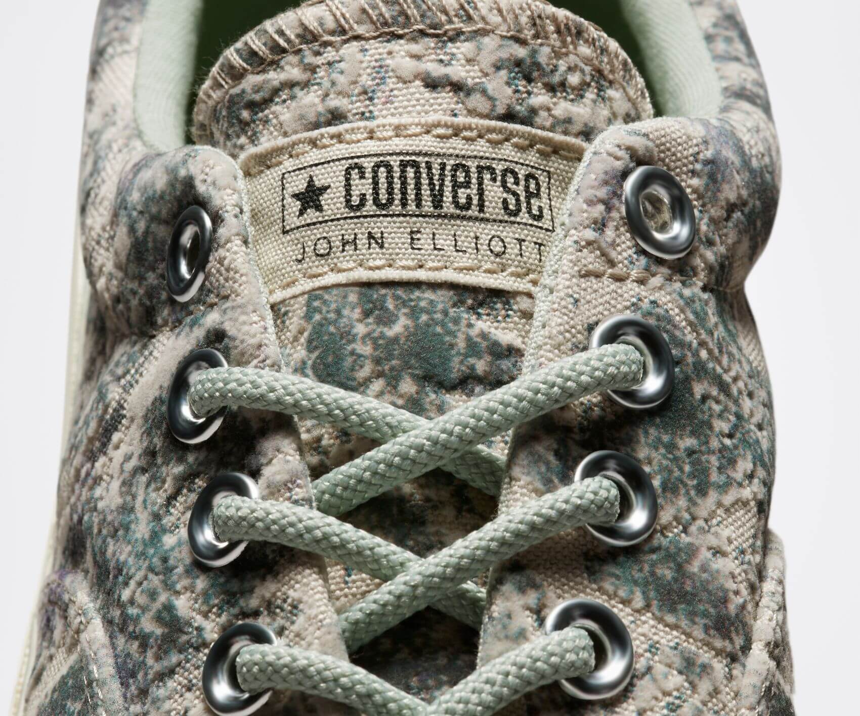 Converse x John Elliott Skidgrip OX antique white & french oak – perfectly imperfect