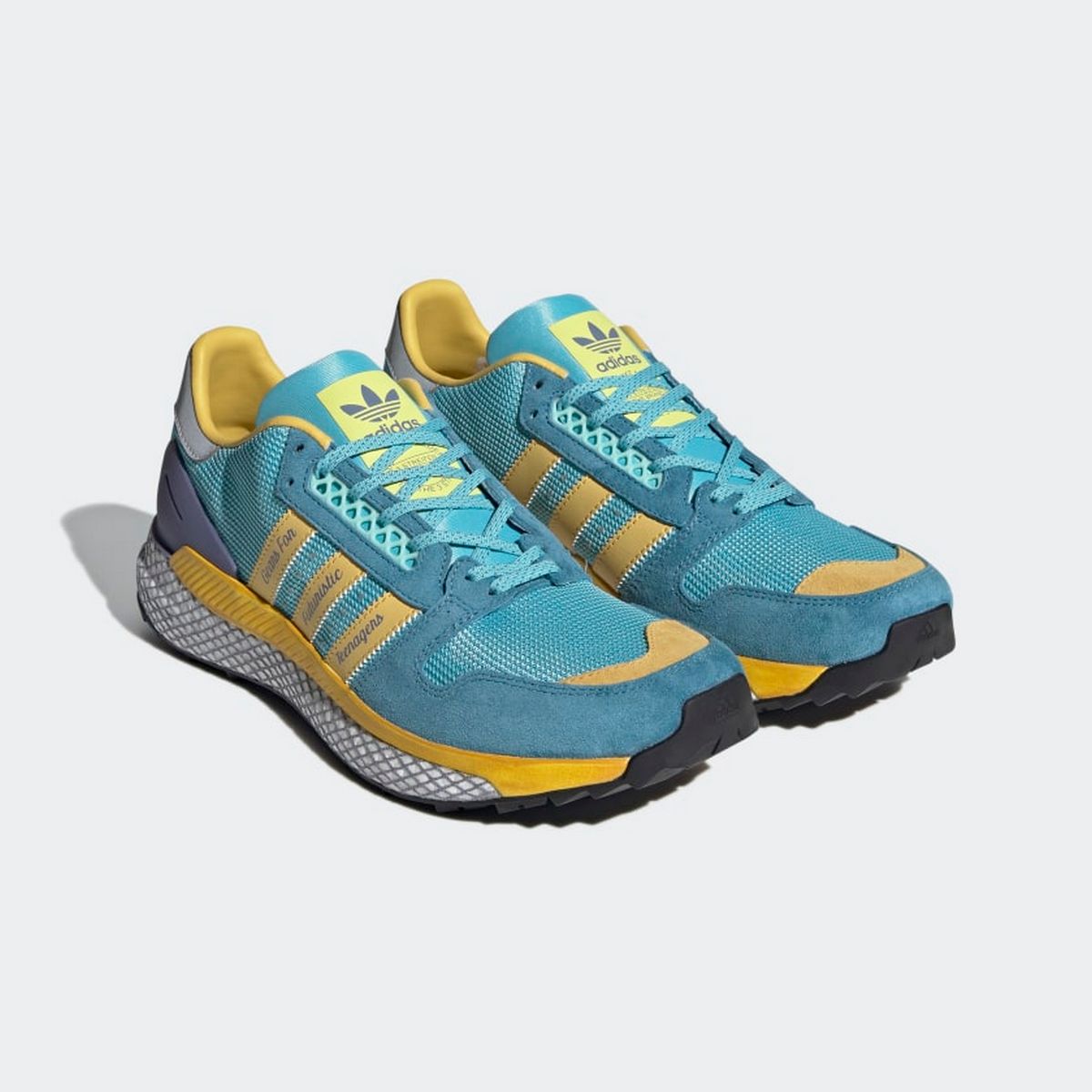 adidas x Human Made - Questar - light aqua/st fade ocean/core black - GY3018