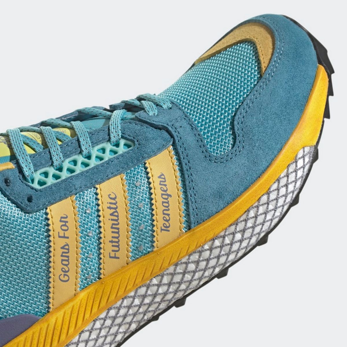 adidas x Human Made - Questar - light aqua/st fade ocean/core black - GY3018