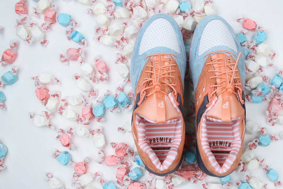 Saucony x Premier - Grid 9000 - "Street Sweets" - blue/white/peach - S70265-1