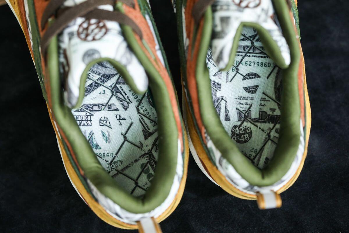 Mizuno x 24Karats x Mita Sneakers Contender "Dollar Bill"