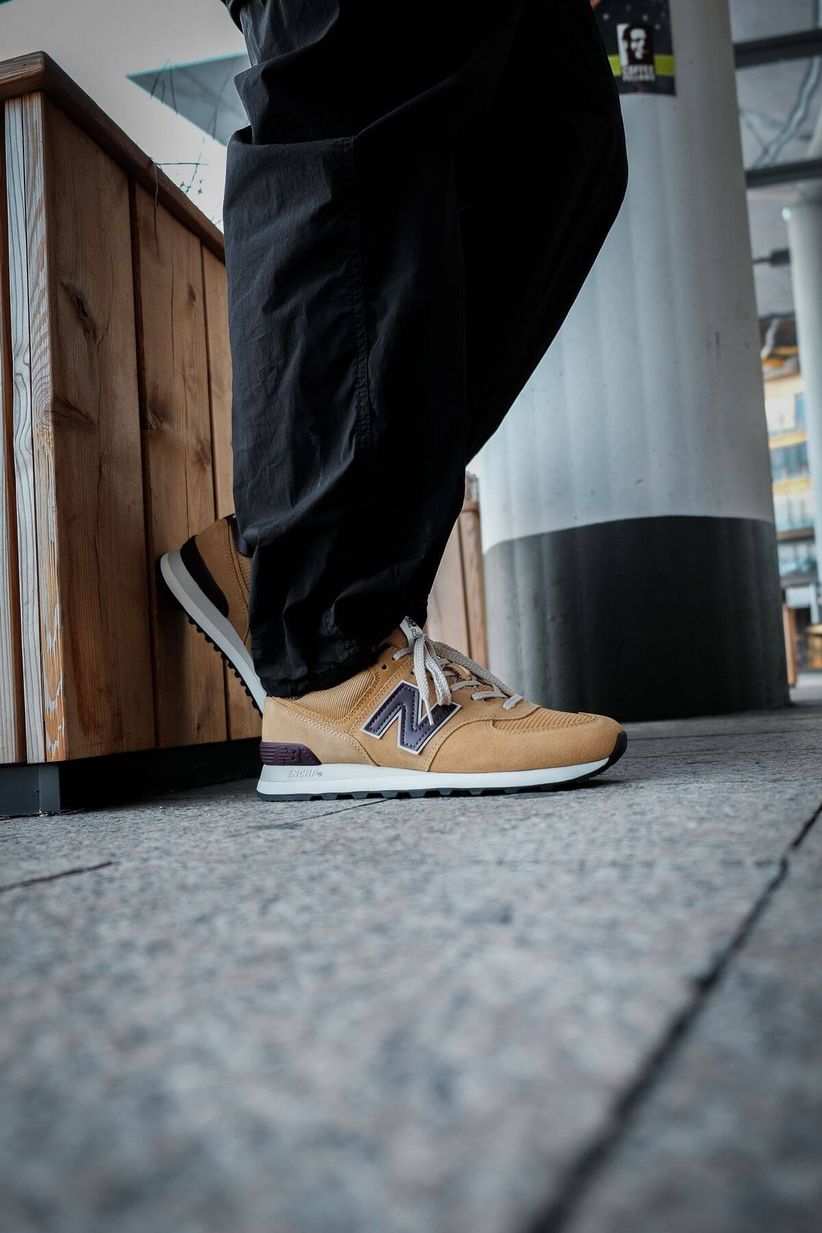 on feet - New Balance - 574 History Class Pack - ML574BF2 - brown