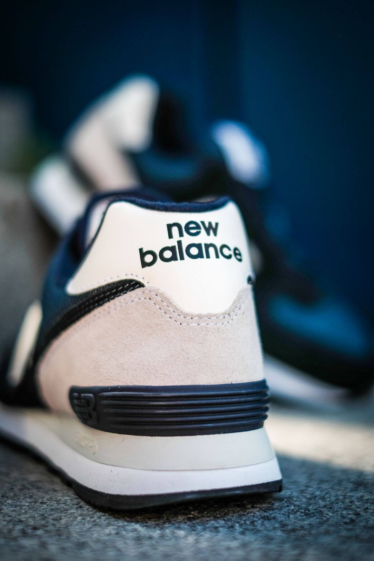 heel details - New Balance - 574 History Class Pack - ML574BD2 - navy