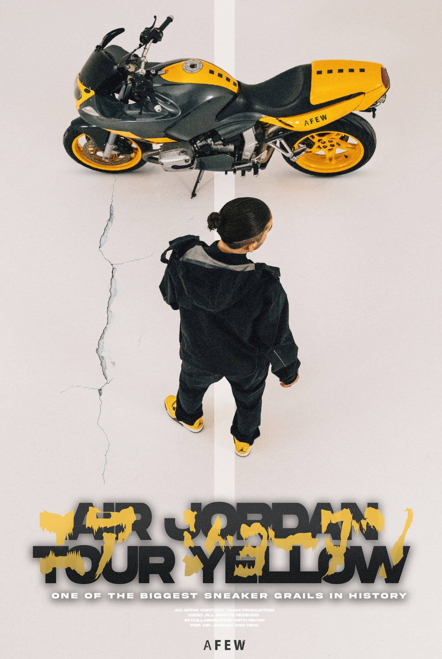 Nike Air Jordan 4 Retro - "Tour Yellow" - tour yellow/dark blue grey/white - CT8527-700