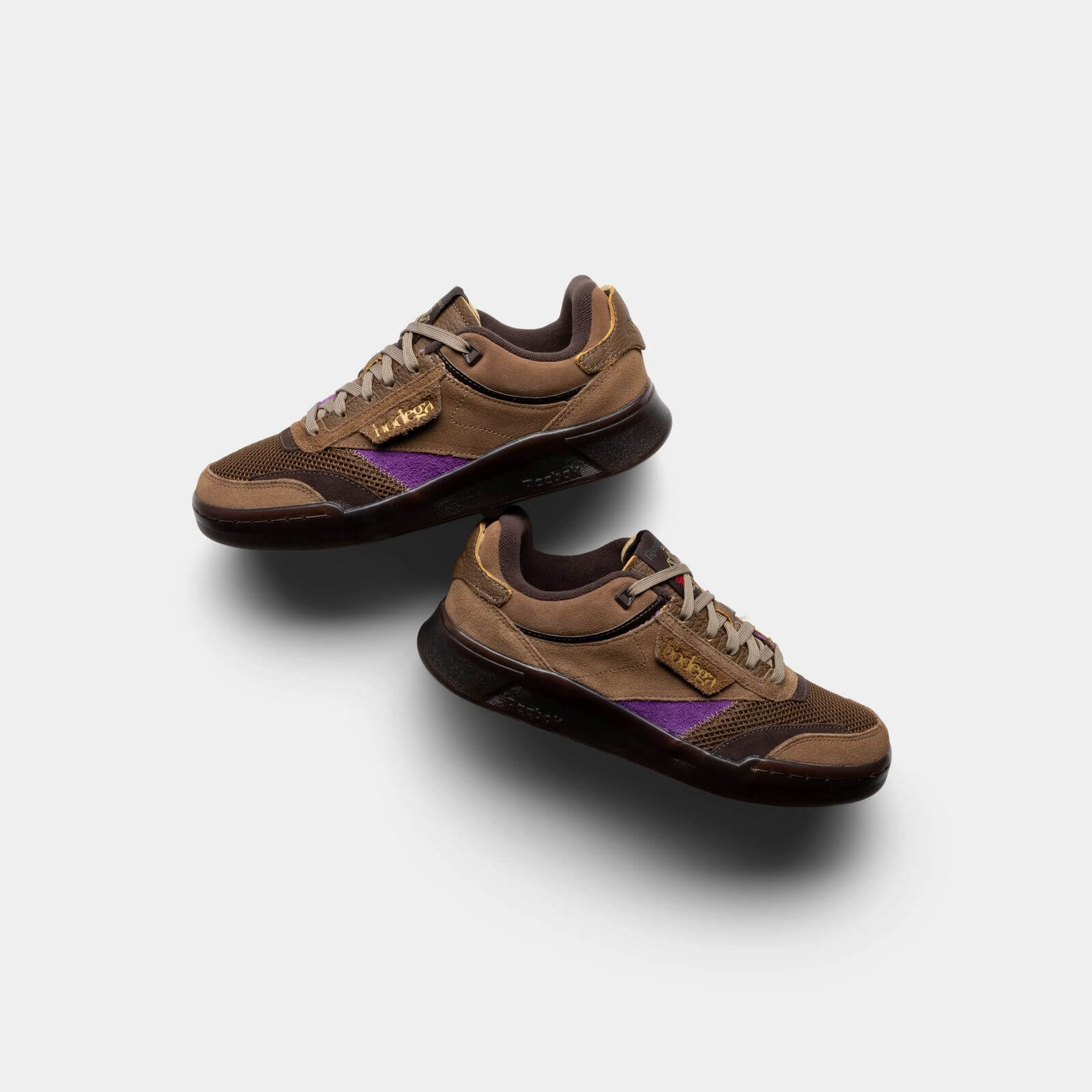 Reebok x Bodega - Club C Legacy - just brown/extreme purple/earth - H03360