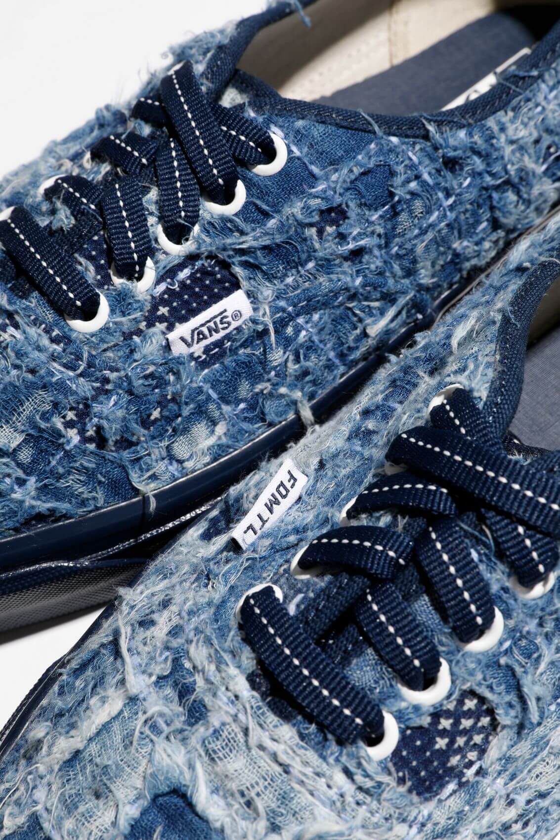 Vault by Vans x FDMTL - "Distressed Indigo Collection" feat. Vans OG Authentic LX