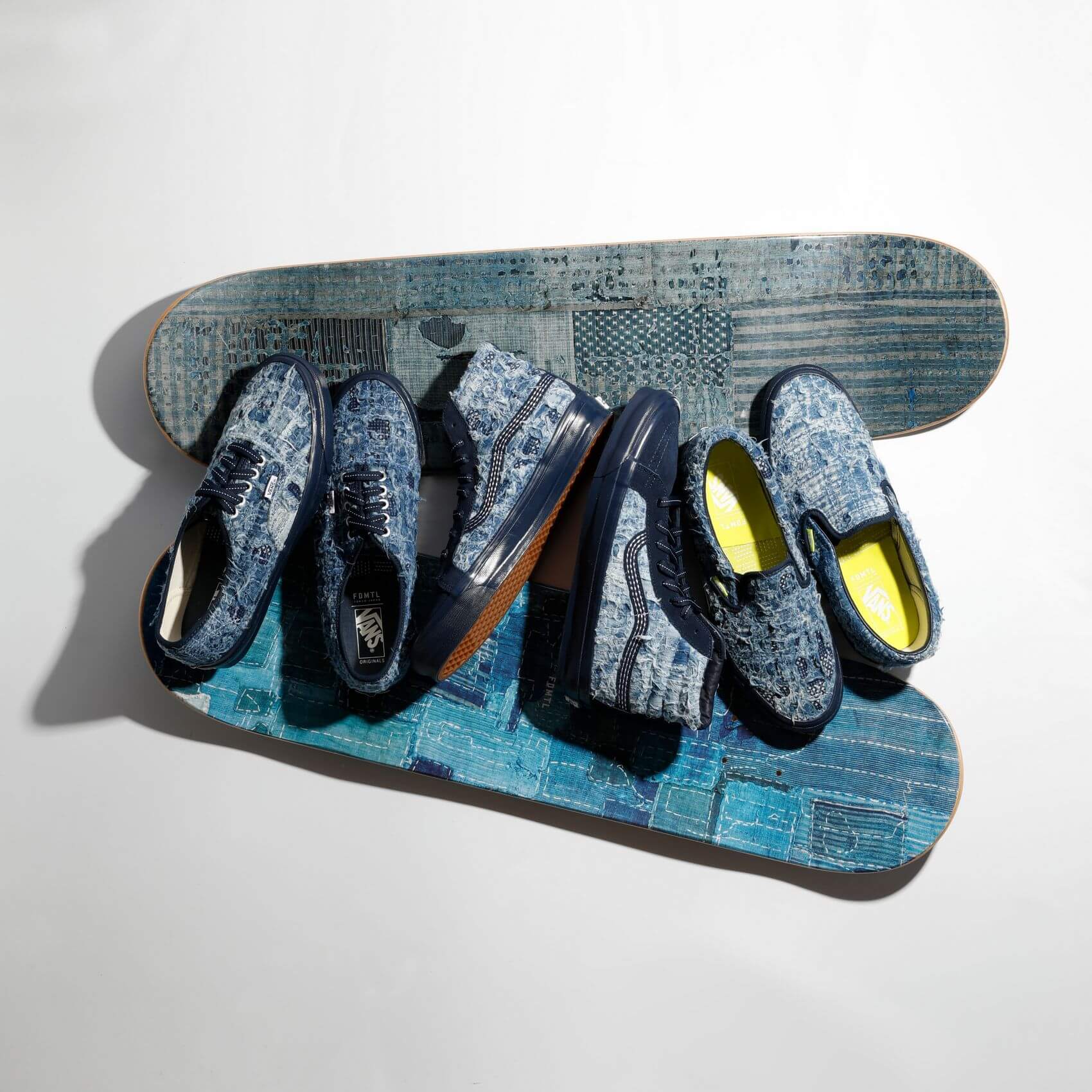 Denim all over – Vault by Vans x FDMT „Distressed Indigo Collection“