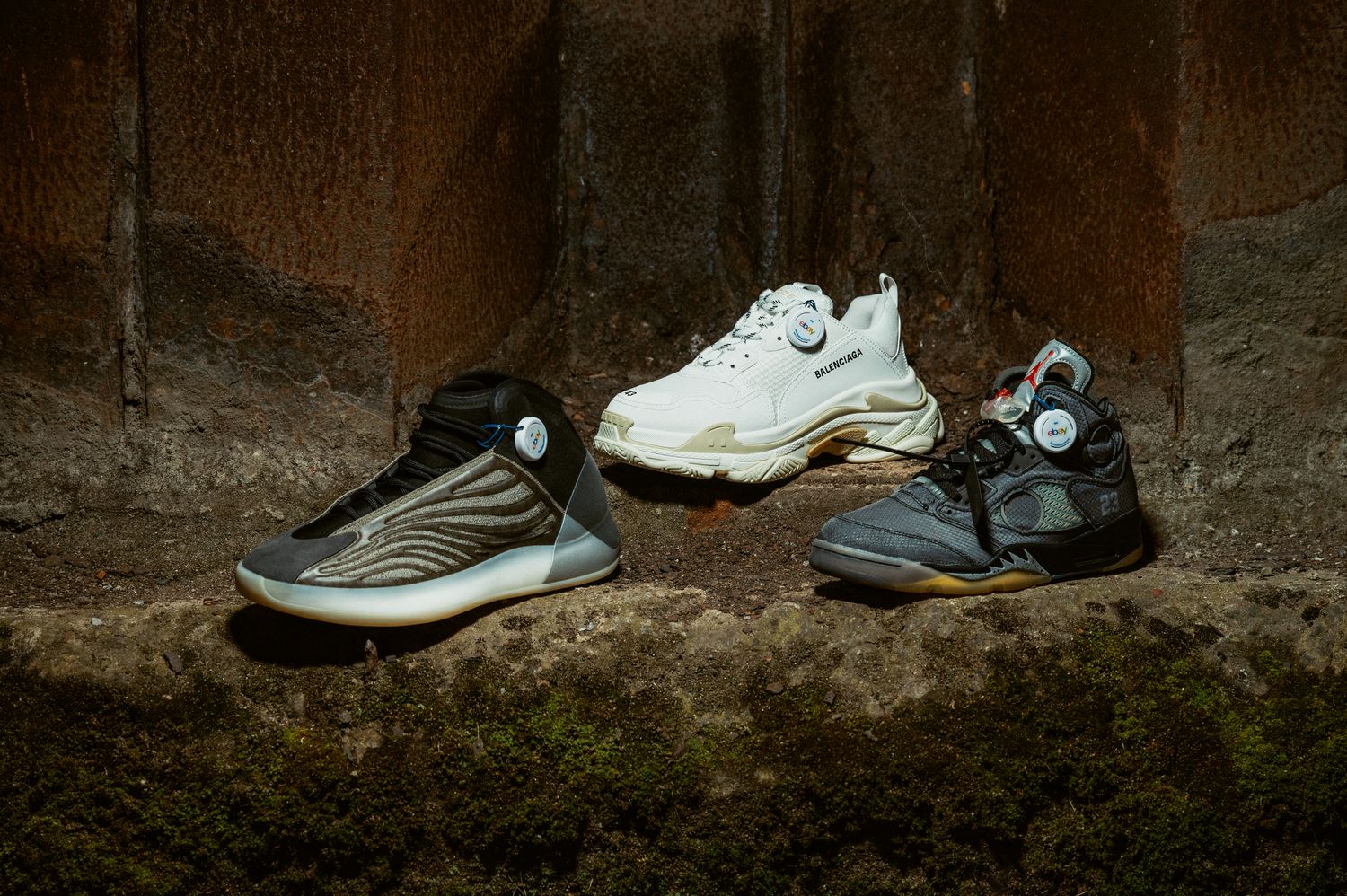 adidas Yeezy QNTM Basketball / Balenciaga Triple S / Nike Air Jordan 5 Retro Off-White