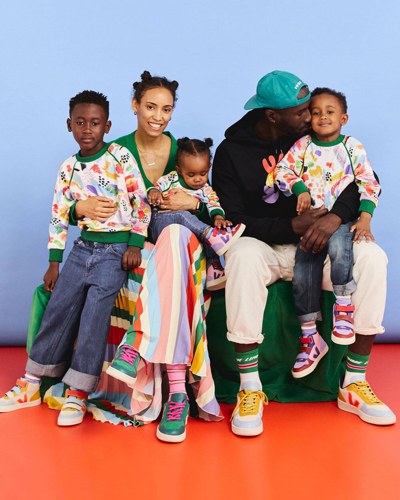 VEJA x Make My Lemonade - V-10 - Bunte Sneaker für Kinder und Erwachsene