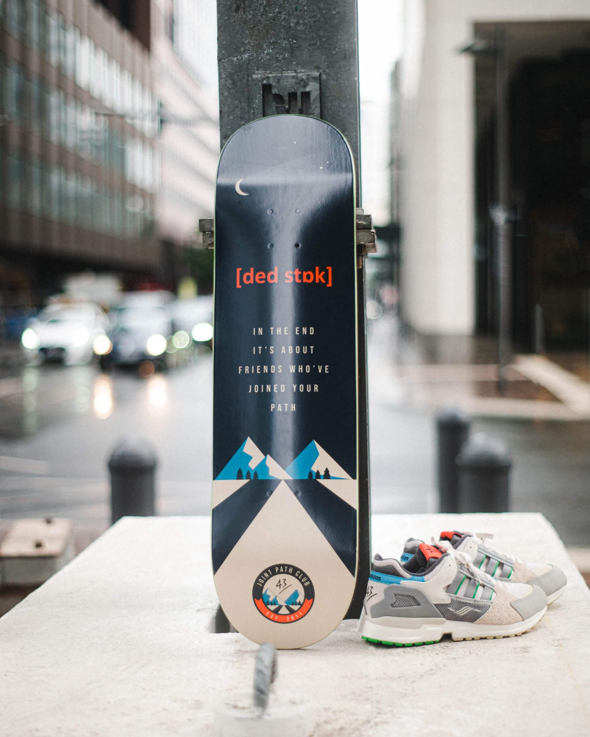 43einhalb x Dead Stock Sneakerblog / "Joint Path" Skatedeck