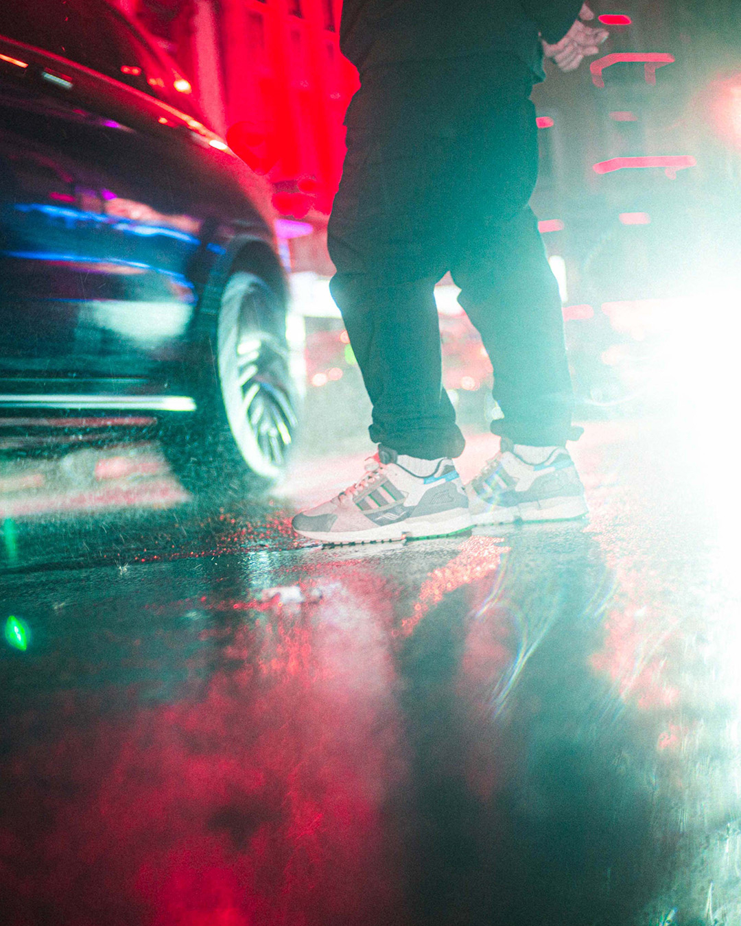 on feet - adidas x 43einhalb - ZX 10000 - "Joint Path" - cbrown/owhite/clback - GY5108