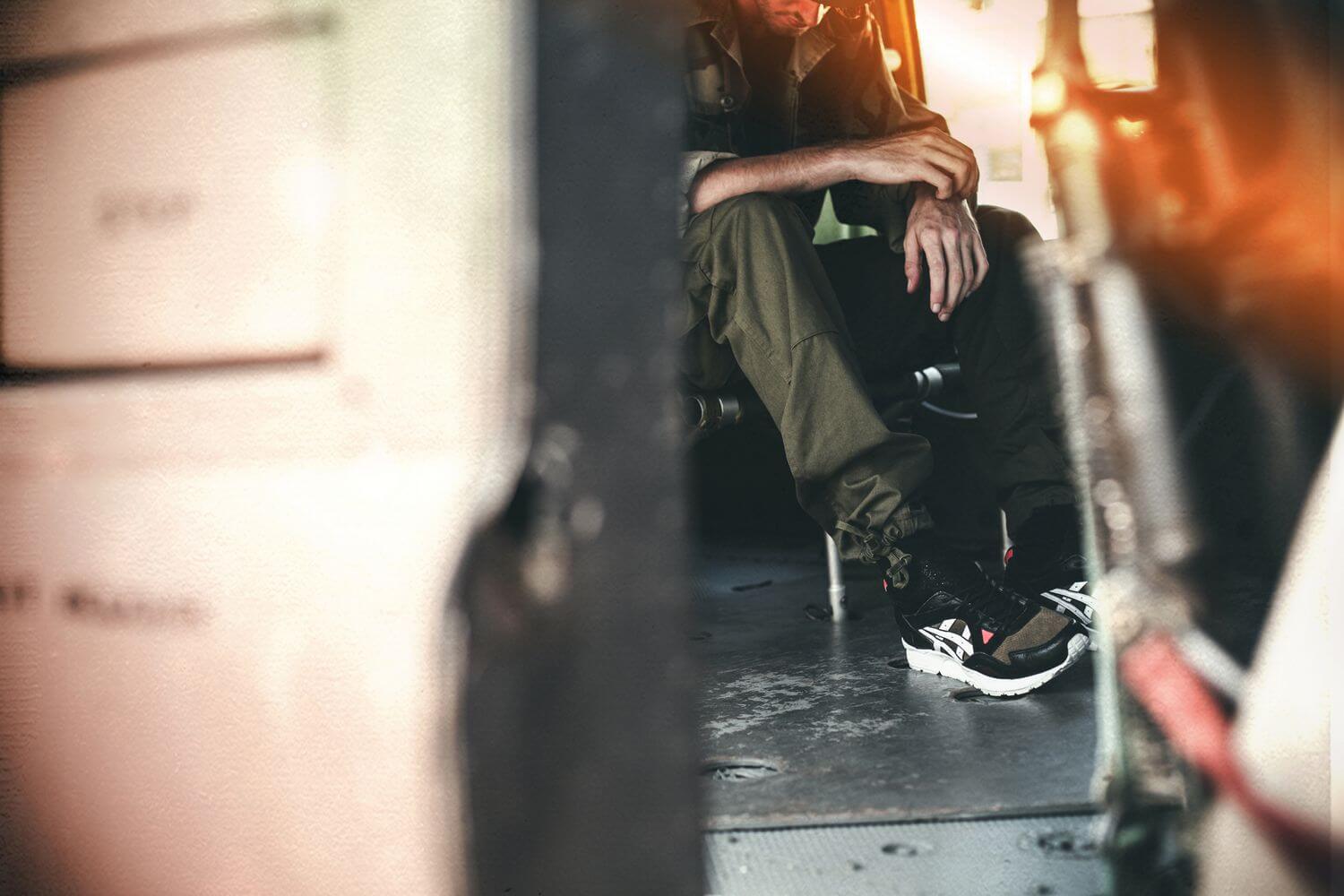 ASICS x Highs & Lows - Gel-Lyte V - "Medic" - black/olive/red/white - H50NK-8101