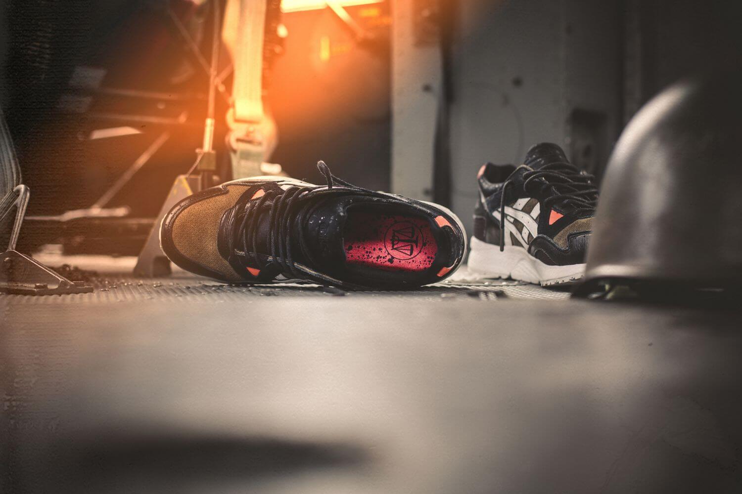ASICS x Highs & Lows - Gel-Lyte V - "Medic" - black/olive/red/white - H50NK-8101