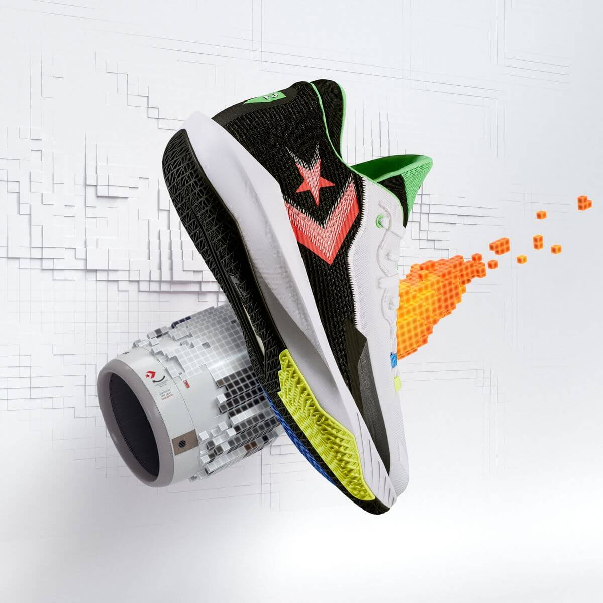 Converse x NBA Jam - All Star BB Jet - white/solar red/black - 171634C