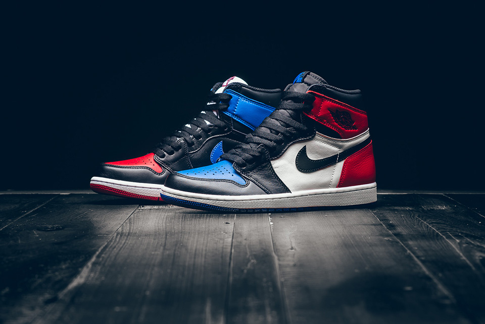 Nike - Air Jordan 1 Retro - "Top 3 Pick" - black/varsity red/varsity royal - 555088-026