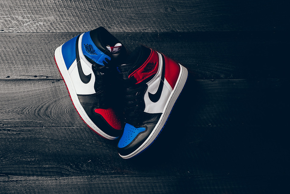 Nike - Air Jordan 1 Retro - "Top 3 Pick" - black/varsity red/varsity royal - 555088-026