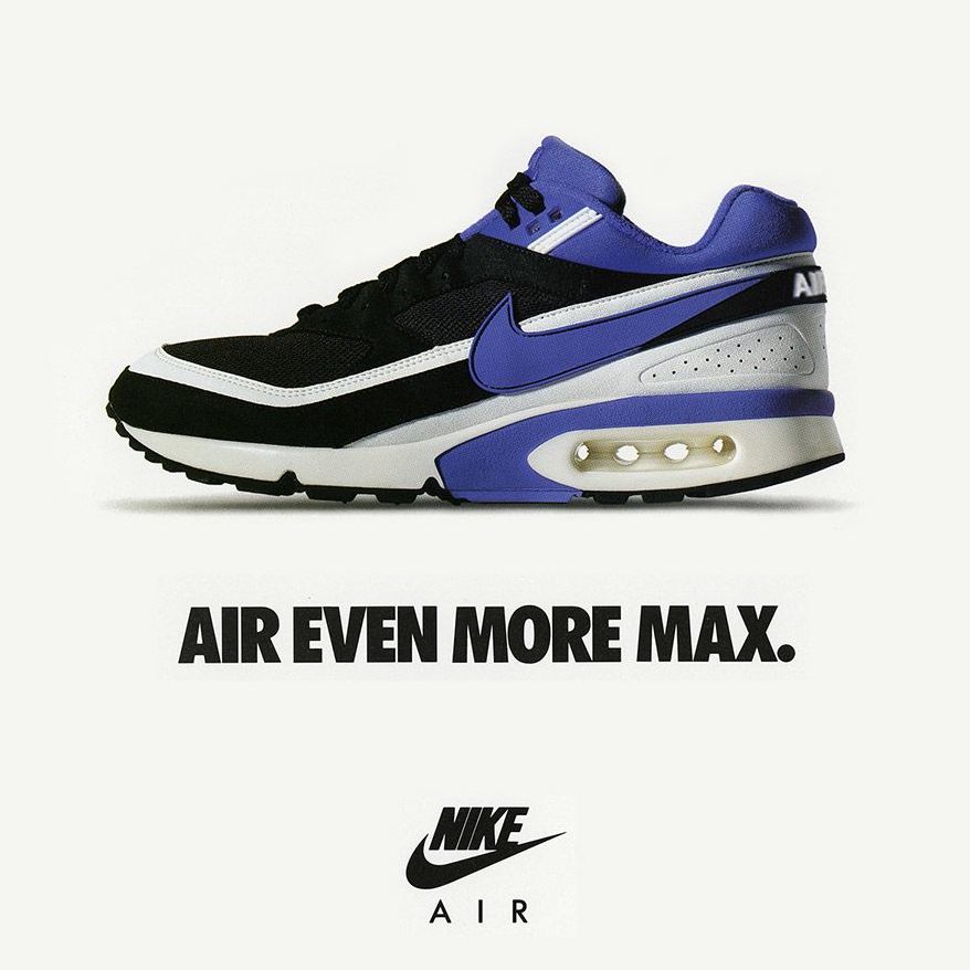 Nike Air Max BW OG Black/Persian Violet-White - 30th Anniversary Edition