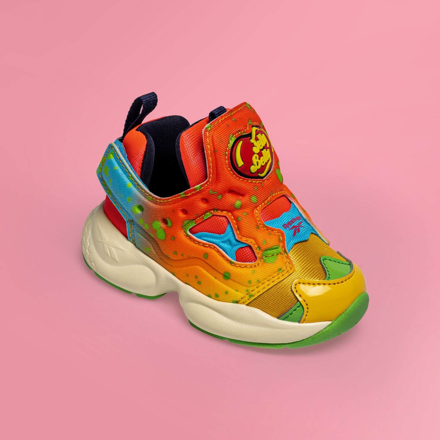 kindergrössen - Reebok x Jelly Belly - Instapump Fury Toddler - coal/twisted pink/sonic green - GZ3870