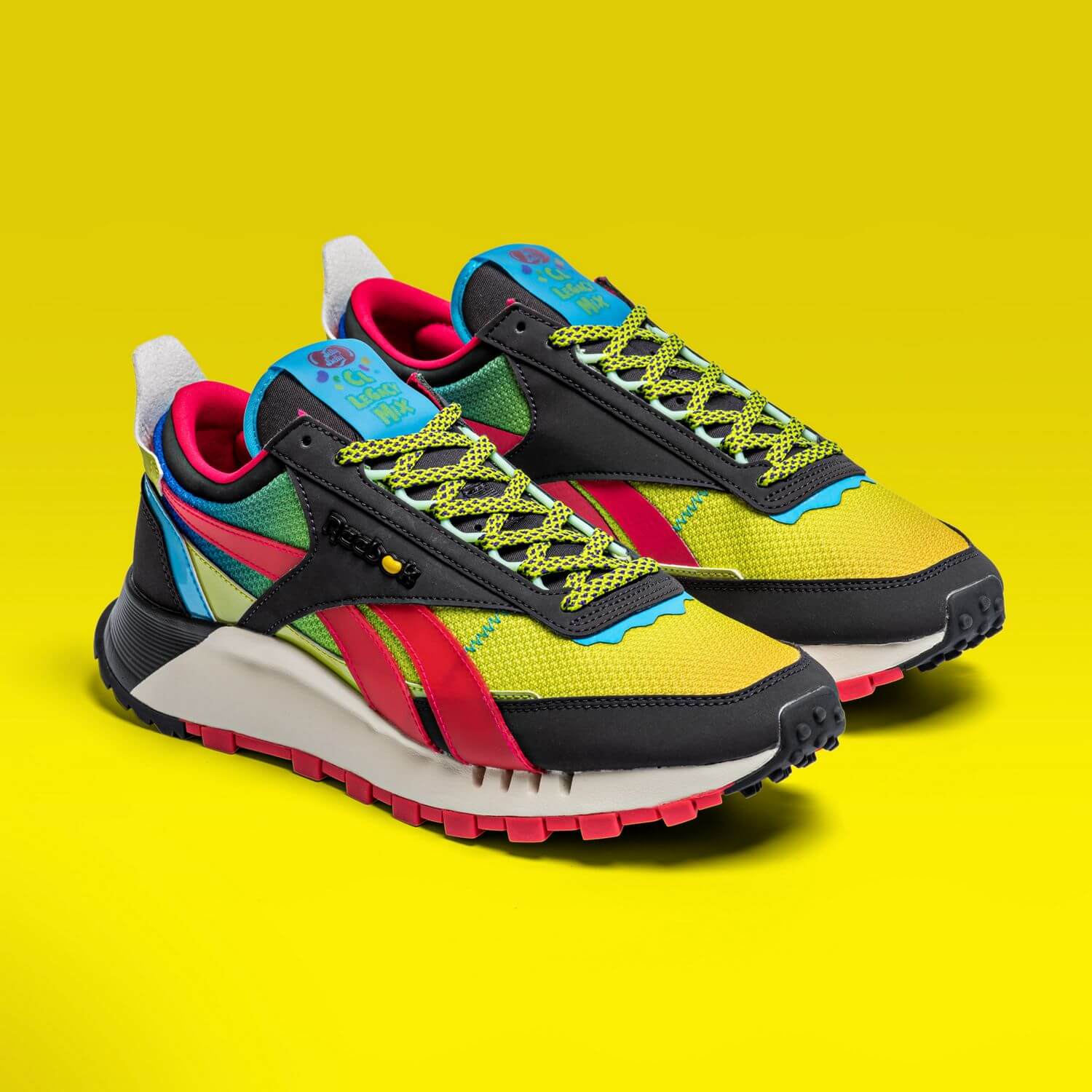 Reebok x Jelly Belly - Classic Leather Legacy - coal/twisted pink/sonic green - GW3376