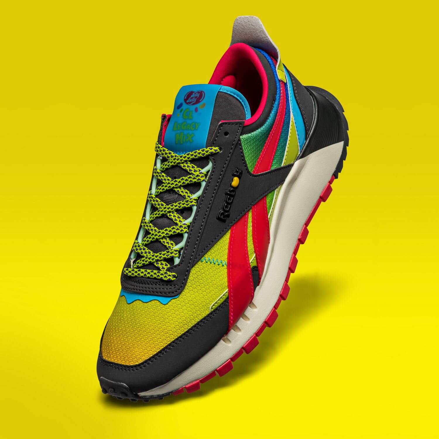 Reebok x Jelly Belly - Classic Leather Legacy - coal/twisted pink/sonic green - GW3376