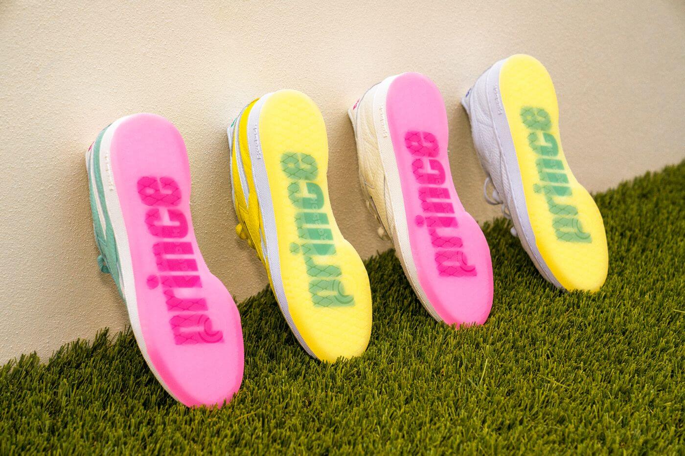 see-through outsole of the Reebok x Prince - Club C / Club C Revenge Collection