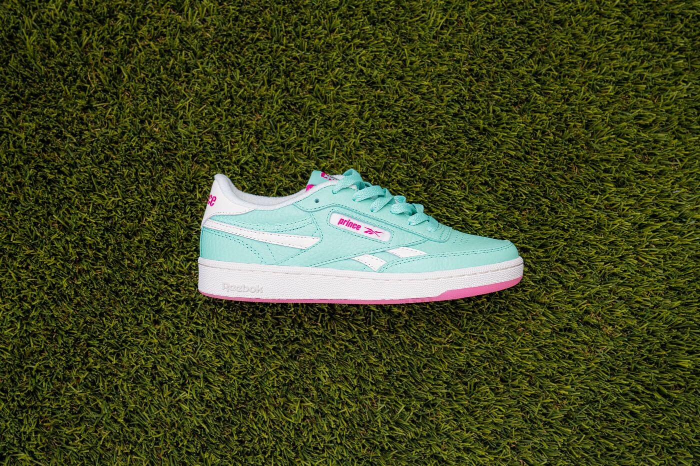 Reebok x Prince - Club C Revenge - semi pixel mint / chalk / rose rage - GY8055