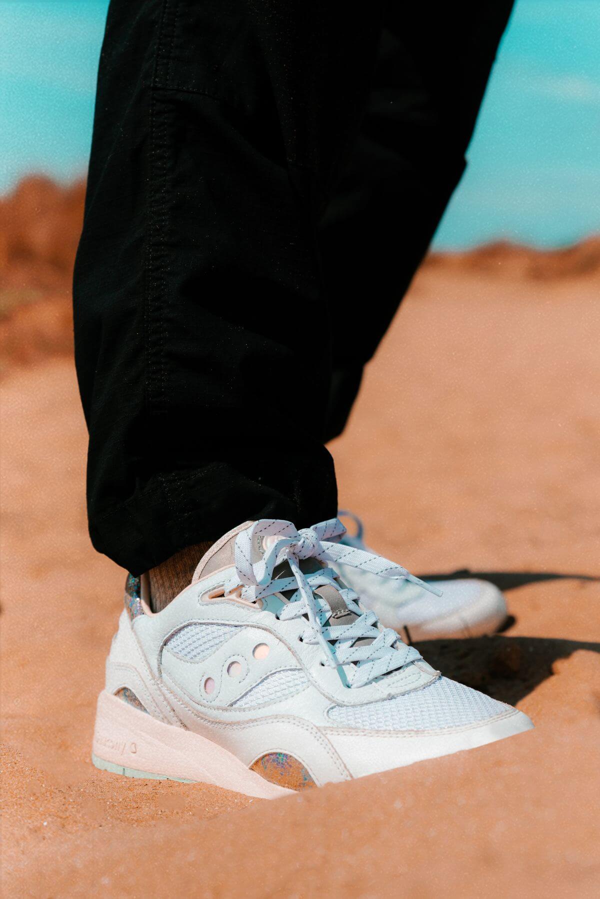 on feet - Saucony - Shadow 6000 - "Pearl" - 30th Anniversary - S70594-1
