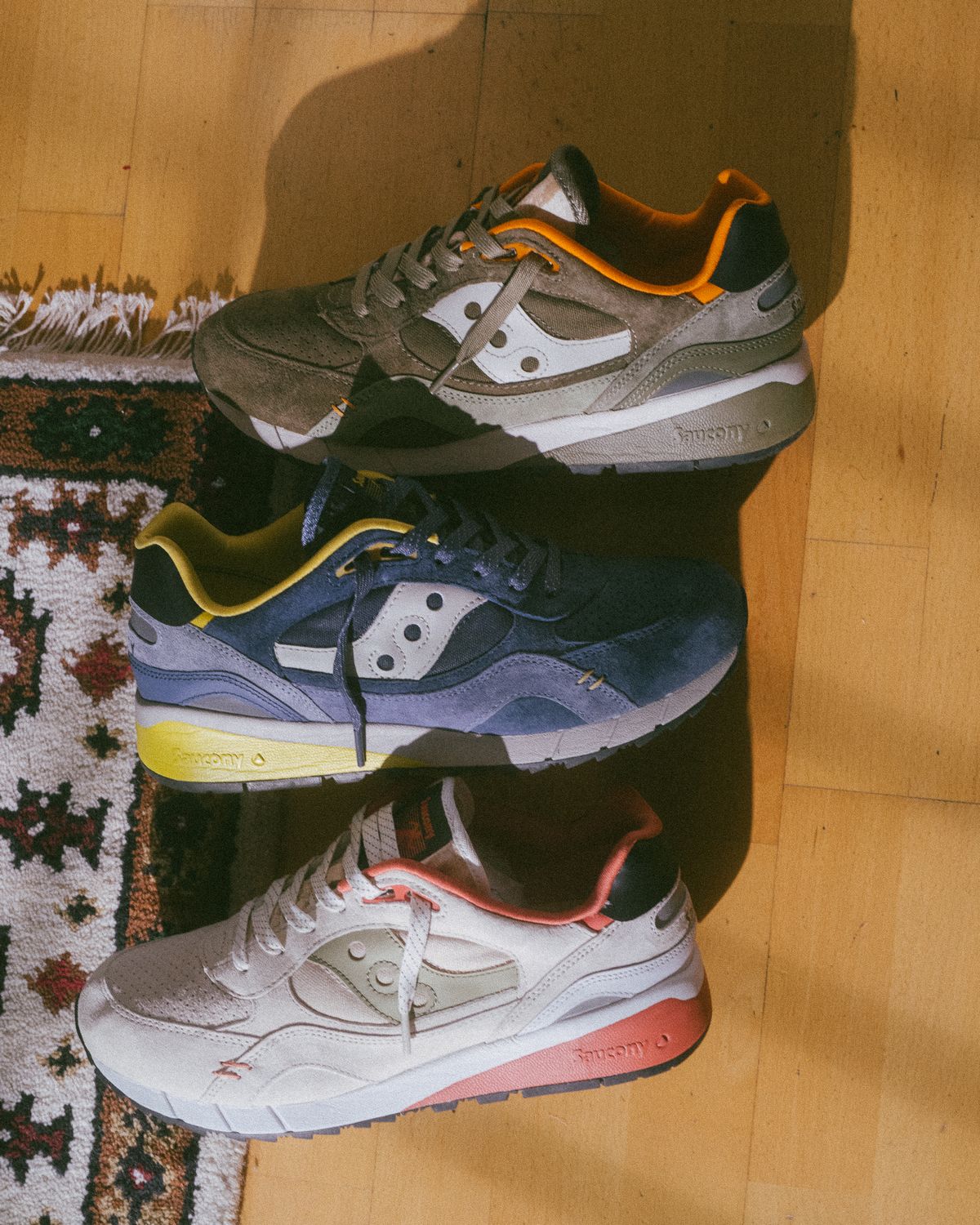 die ganze kollektion auf einem bild - Saucony - Shadow 6000 - "Destination Unknown" Pack - S70587-1 / S70587-2 / S70587-3