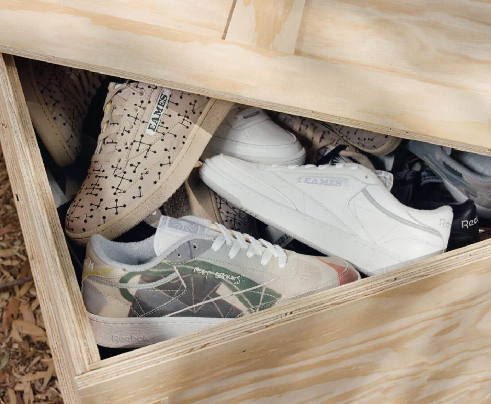 Upcoming Eames x Reebok sneaker releases