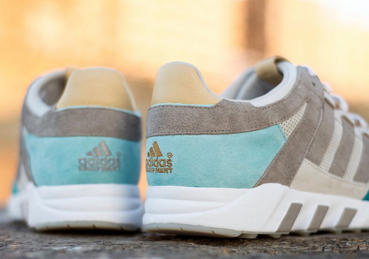 adidas Consortium x Sneakers76 - "The Bridge of the Two Seas" - EQT Guidance 93 - clear granite/light onix-gold metallic - BA9220