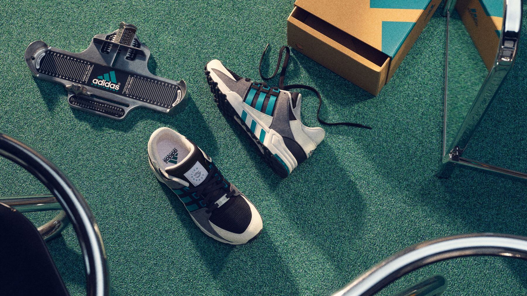 adidas EQT Running Support 93 Torsion, adidas Equipment Fussausmessung