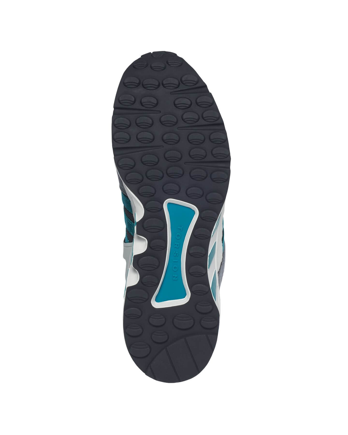 Prodkutoto auf weiß, Sohle von unten: adidas EQT Running Support 93 (2021 Version)