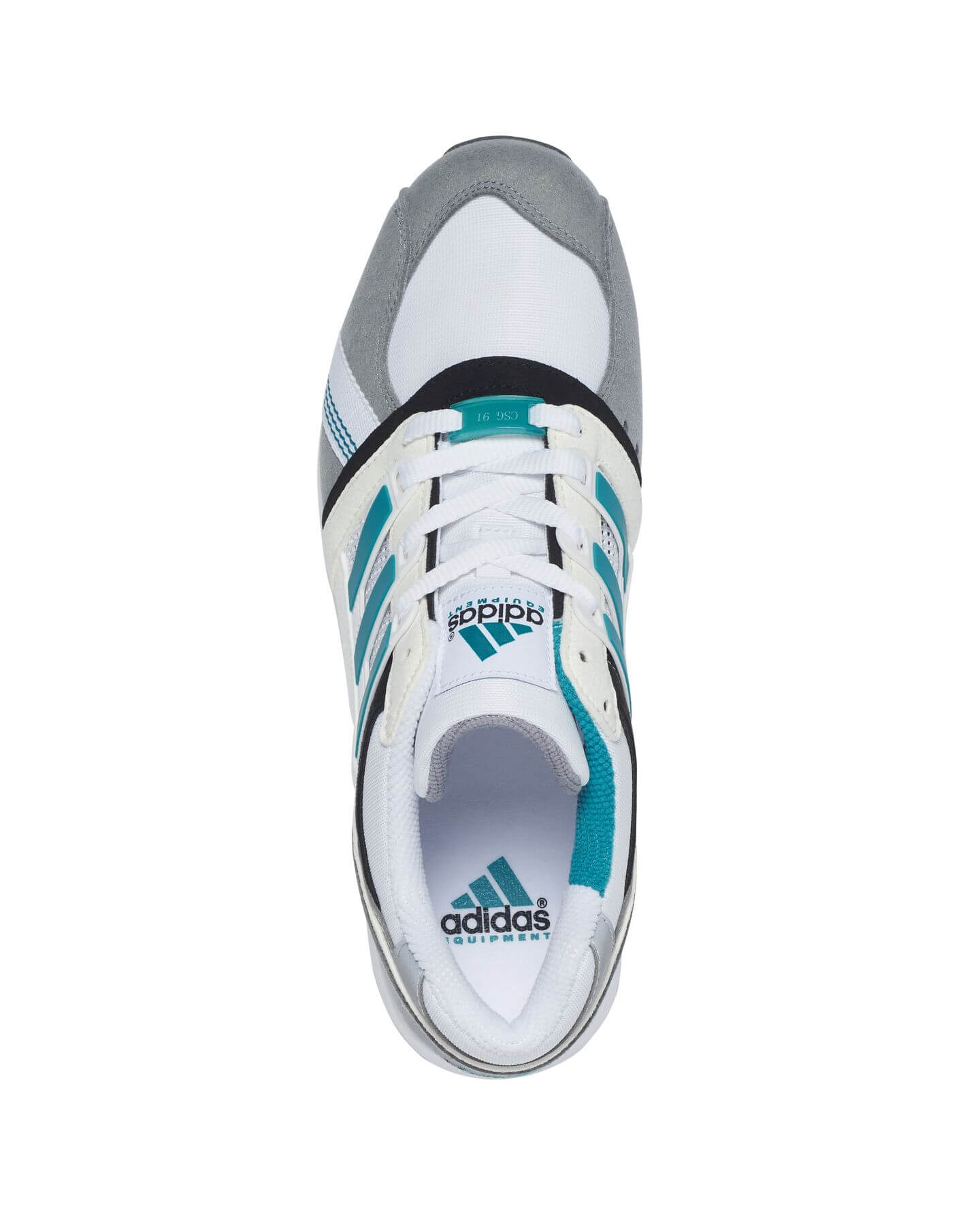 Prodkutfoto auf weiß, von oben: adidas Equipment CSG 91 (2021)