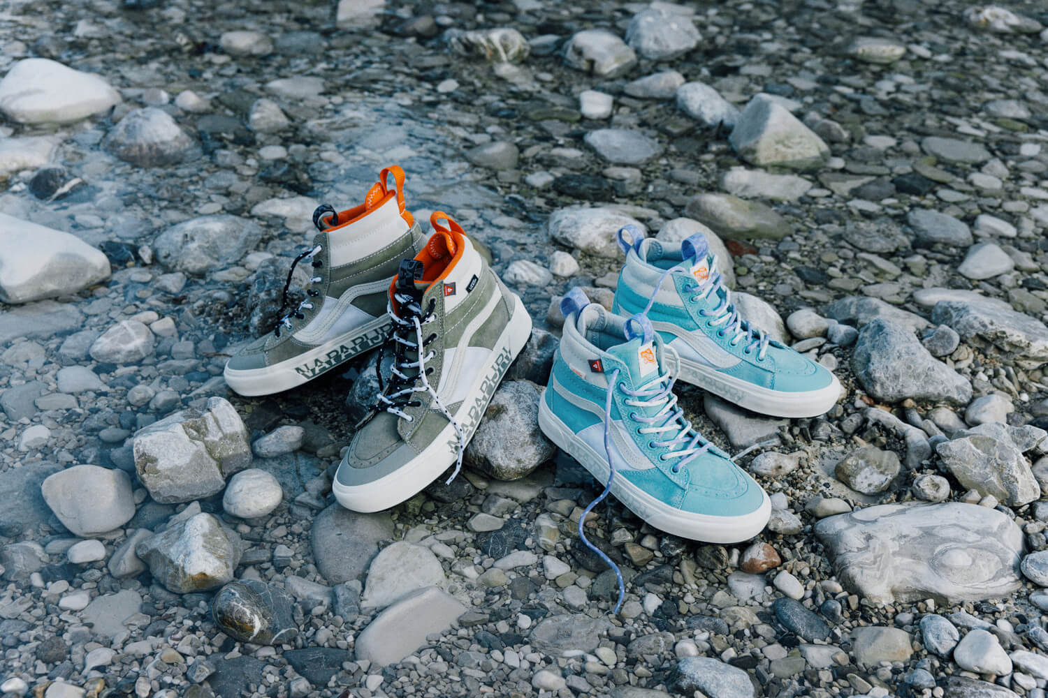 Vanx x Napajiri Capsule Collection feat. UltraRange Exo Hi MTE-2, Sk8-Hi MTE-2, Old Skool MTE-1 & Coast CC