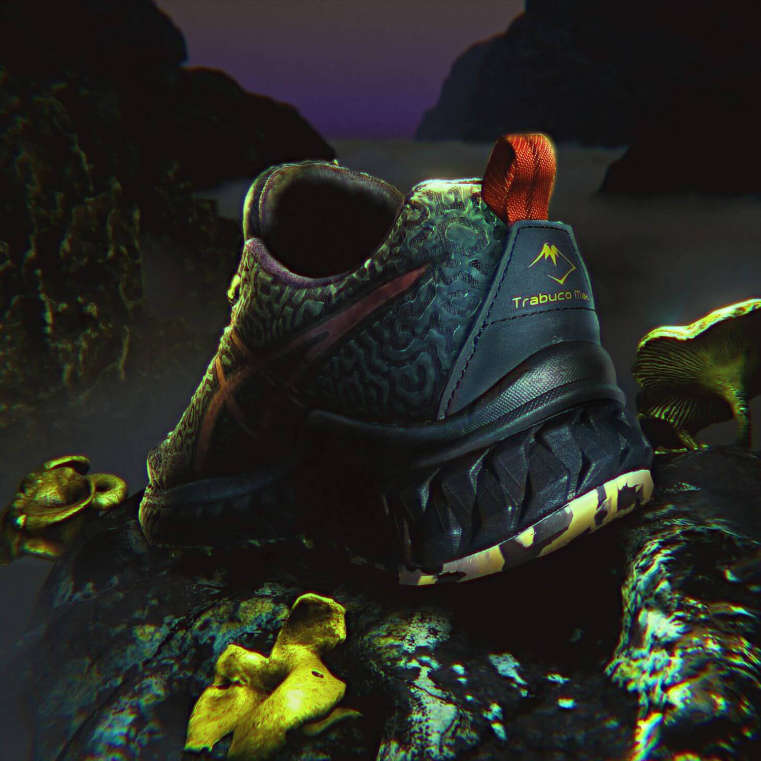 ASICS x BRAIN DEAD - FUJITRABUCO MAX - black/cinnabar - 1201A371-001
