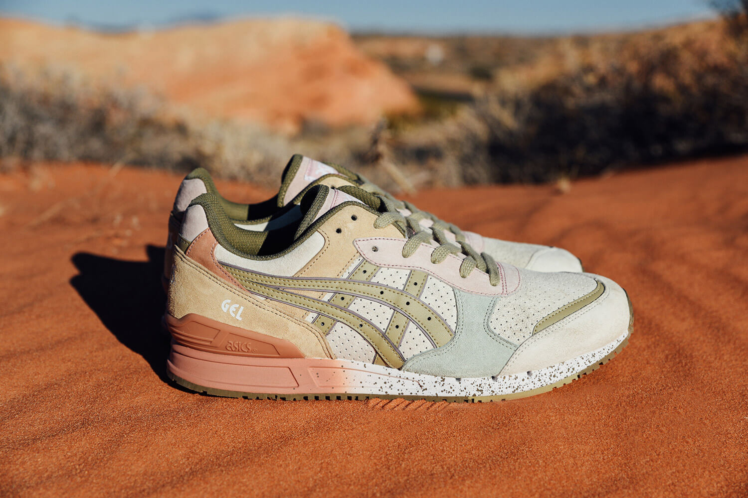 ASICS x Bodega - Gel-Classic - "On The Road" - cream/pink-orange - H50JK-0170