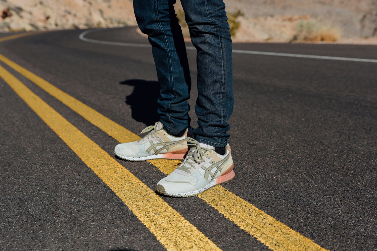 ASICS x Bodega - Gel-Classic - "On The Road" - cream/pink-orange - H50JK-0170