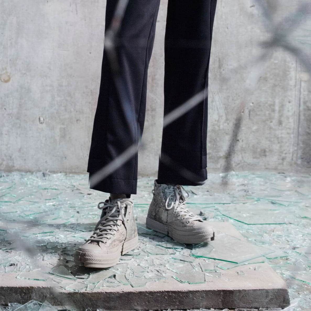 Converse x Feng Chen Wang 2-in-1 Chuck 70 white/pink & grey/grey
