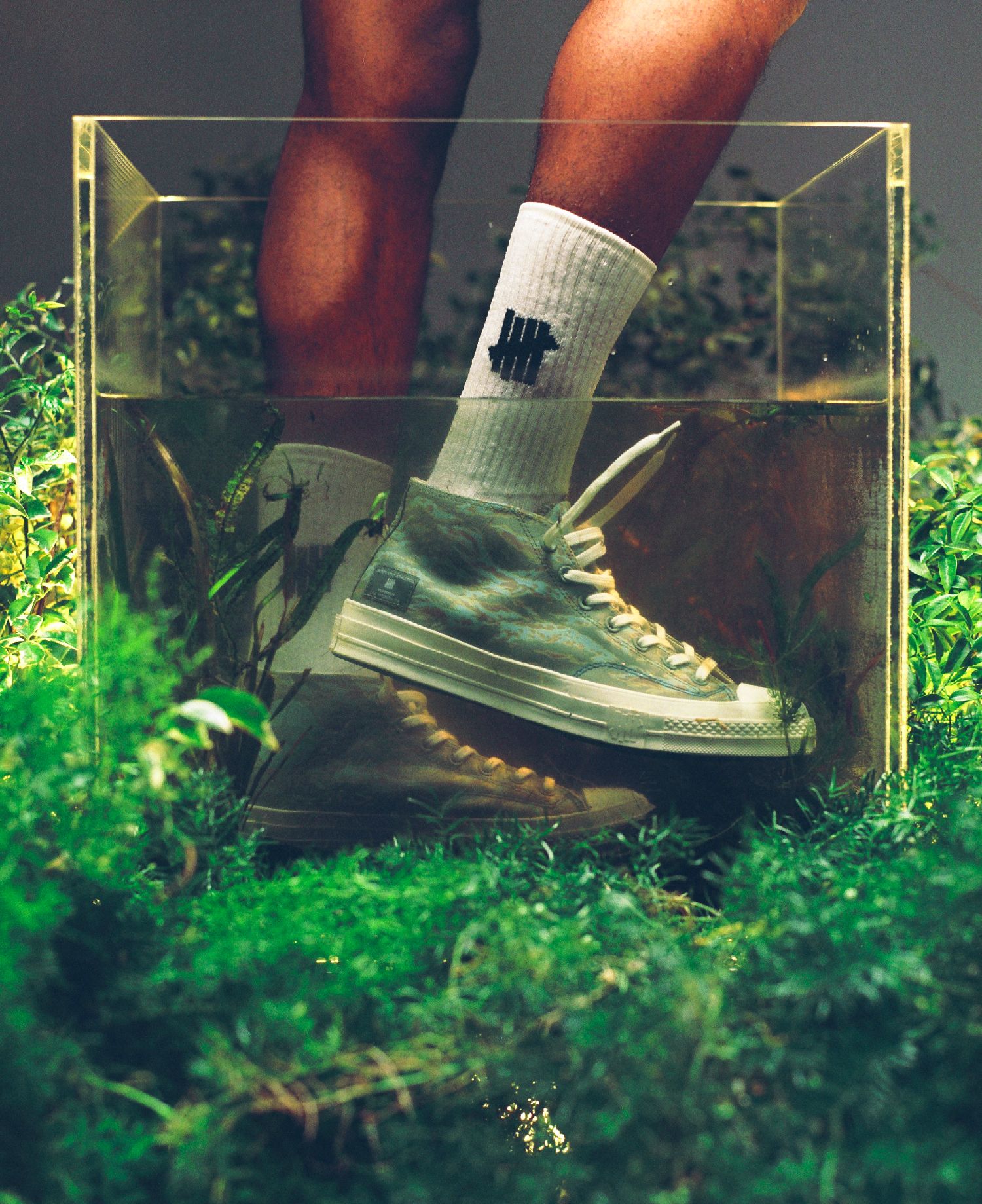 Converse x UNDEFEATED - Half Chuck 70 - sea spray/fossil/egret - 172397C