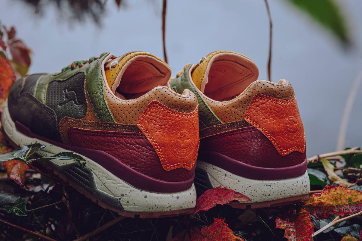 heel details - KangaROOS x Sneaker Queen x Kish Kash - Ultimate - "Cherry Maple"