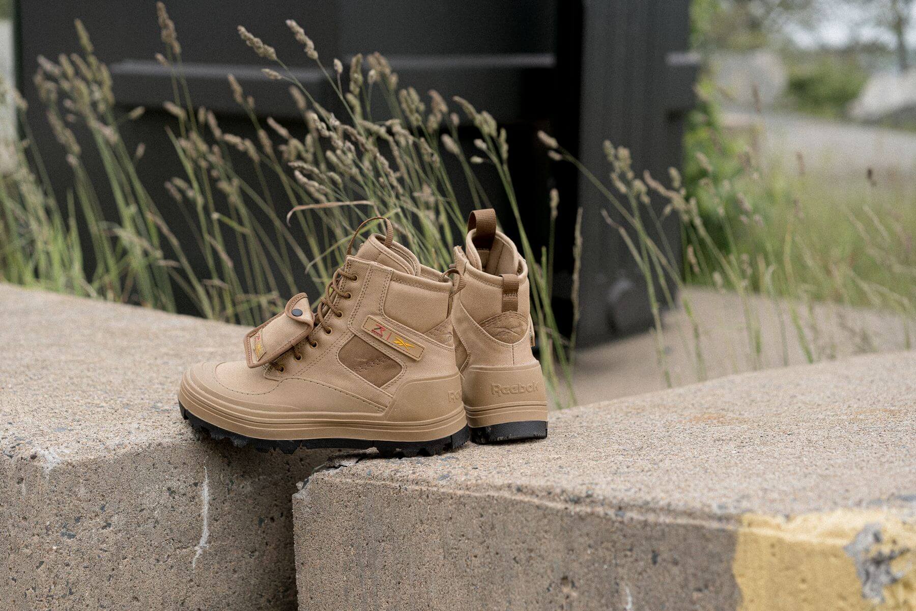 Reebok x Rothco - Club C Cleated Mid - tweed brown/just brown/core black - GY8061