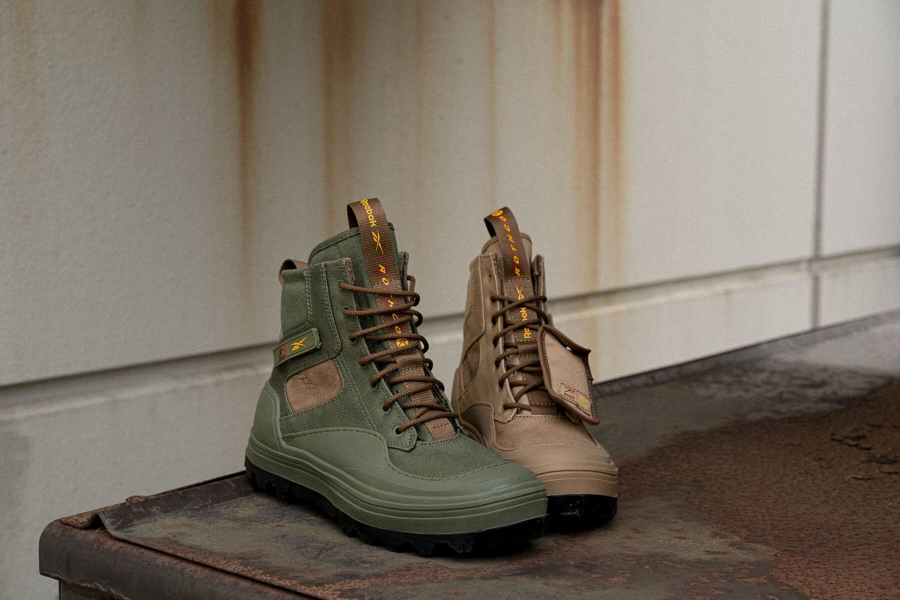 Reebok x Rothco - Club C Cleated Mid - military inspired sneaker boot